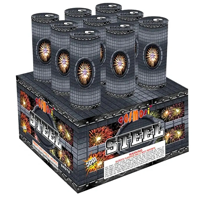 Pyrotechnique Feux d'artifice Double Break Artillery Shells Vente en gros Feux d'artifice américains Professionnel 1.75" Aerial Artillery Display Shells Nouveau Design Artillery Shells