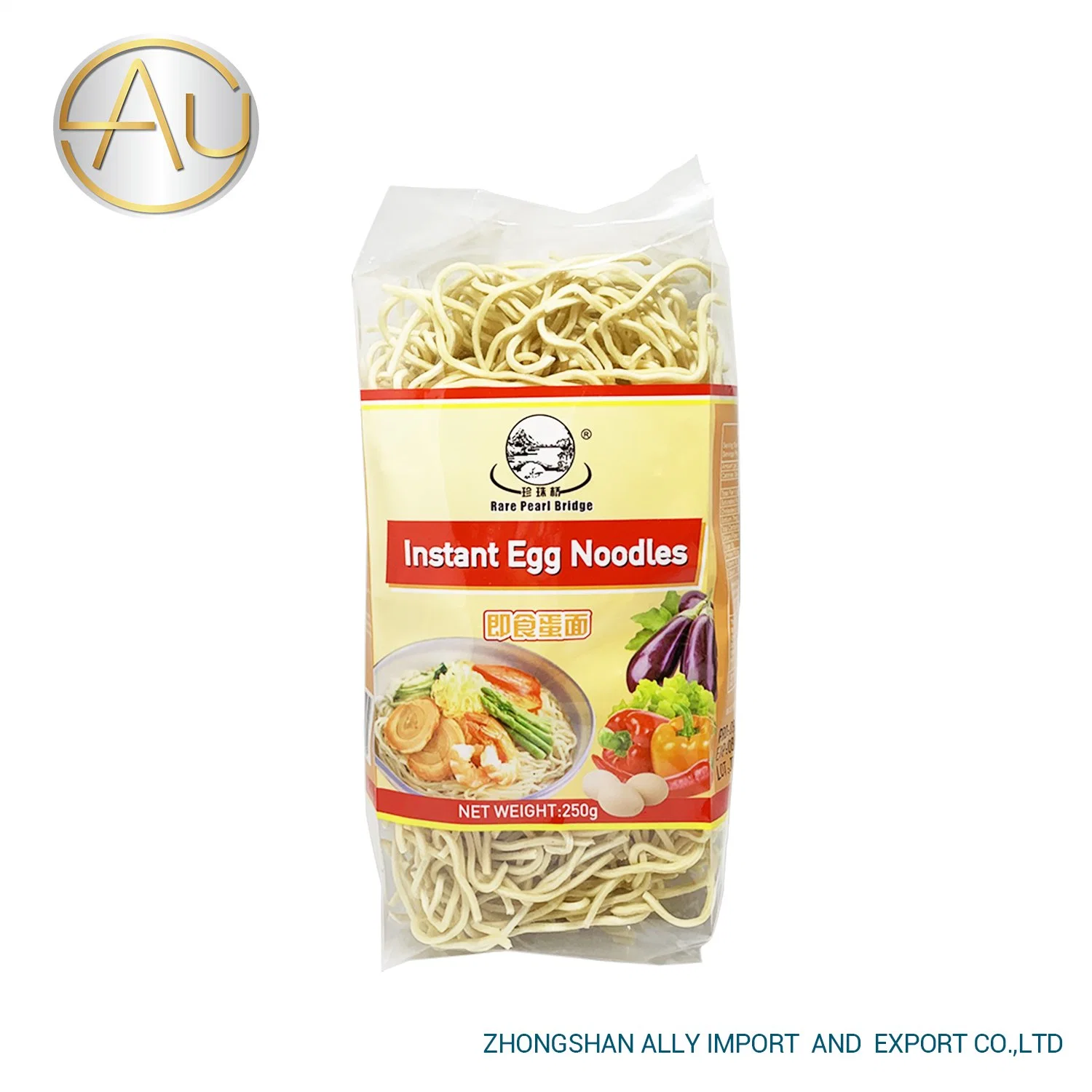 Chinese Manufacturer Wholesale Bulk Instant Food 350g Quick Cooking Egg Noodles