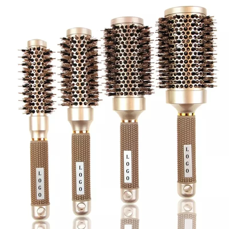 Wholesale/Supplier Custom Logo Professional Round Hair Brush Ceramic Hair Brush Round Salon