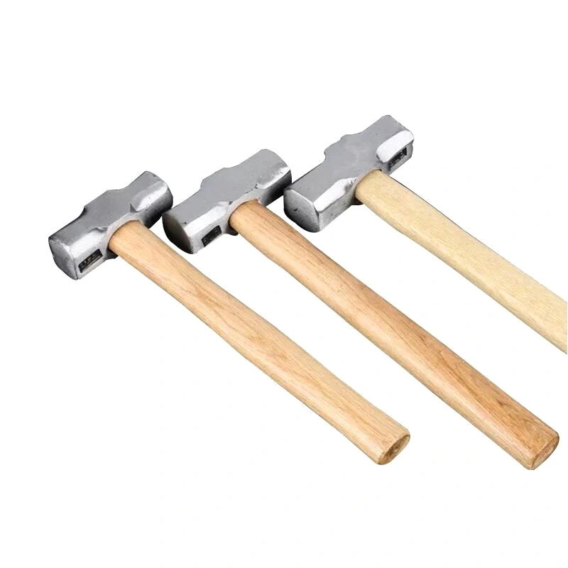 Nail Hammer with Wooden Handle Rubber Hammer Claw Hammer