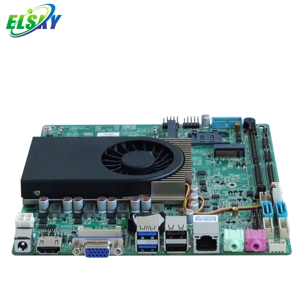 لوحة أم Elsky Mini-ITX 170*170 مم طراز Qm10u مع الجيل العاشر من Comet Lake i5 10210u 2*DDR4 RAM Max 64 جيجابايت VGA HD_Mi LVD