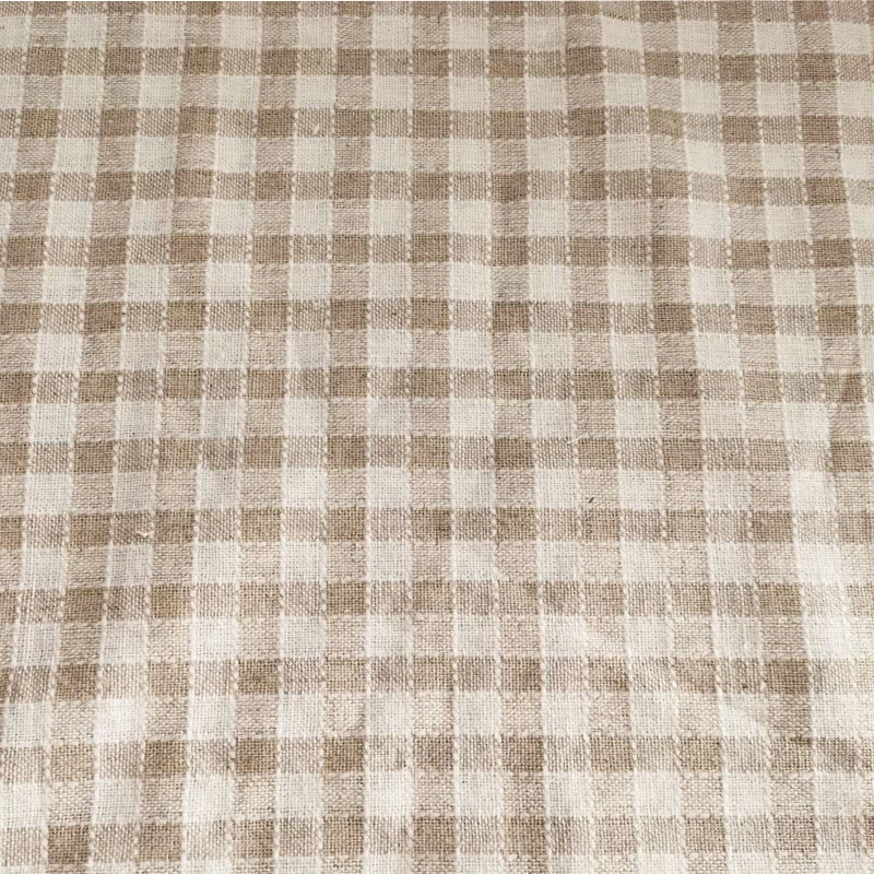 Wholesale/Supplier Linen Fabric Natural Color Woven Fabric for Home Textile Blended Linen Rayon Organic