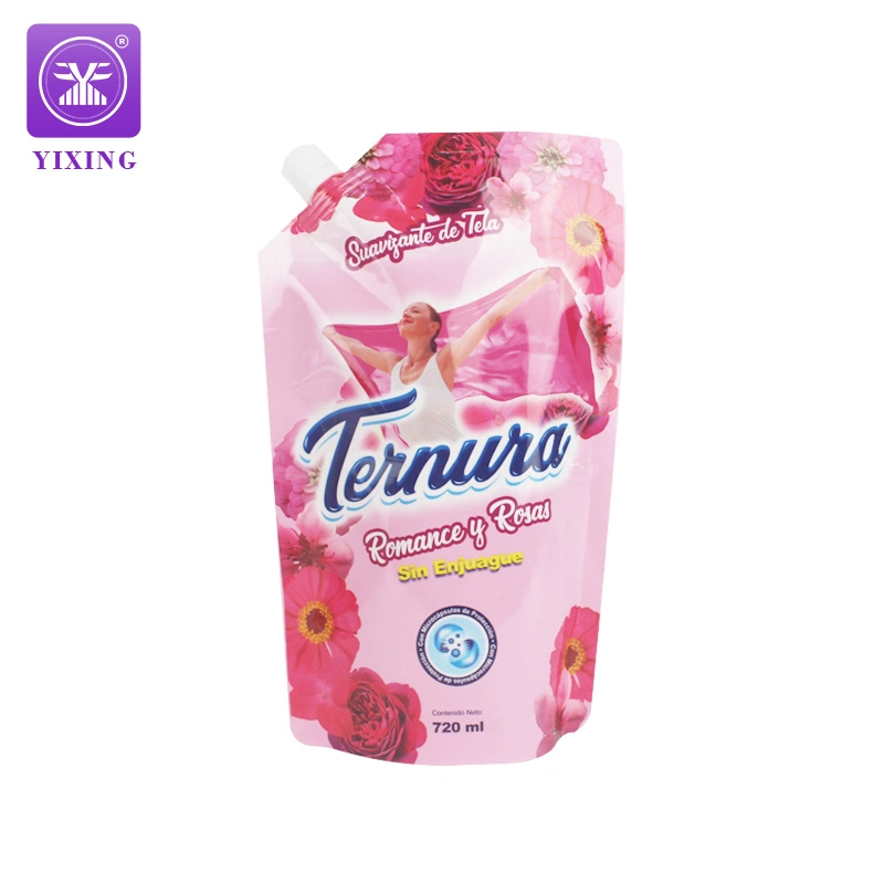 Customization Hair Color Cream Plastic Laundry Detergent Powder Liquid PAC Bag Stand up Pouch Recyclable with Spout Top