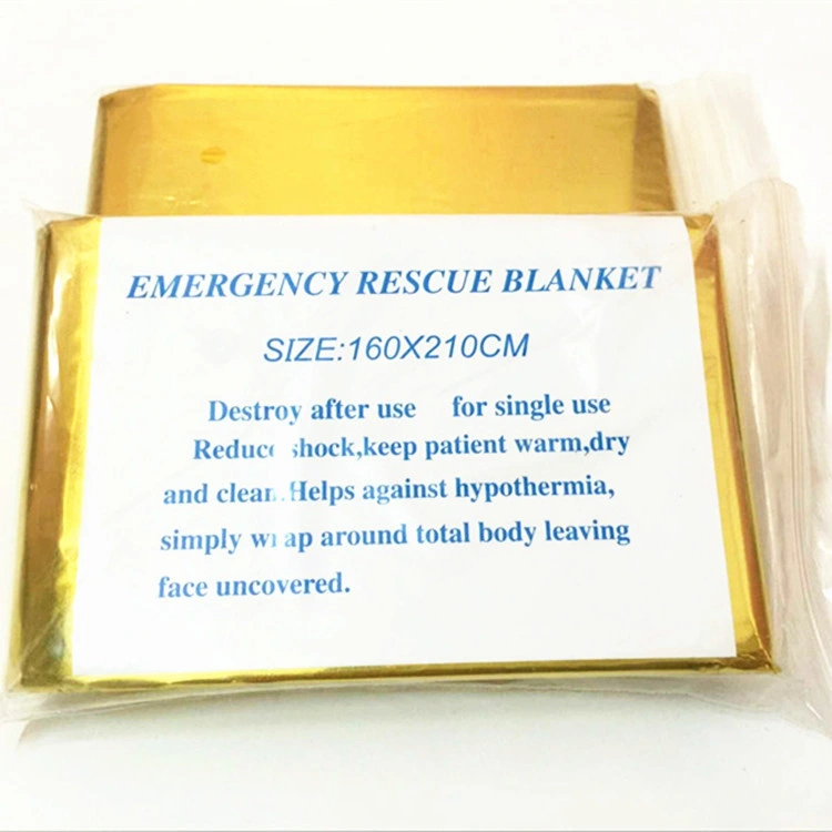 Gold MPET Film as Materials of First Aid Emergency Blanket