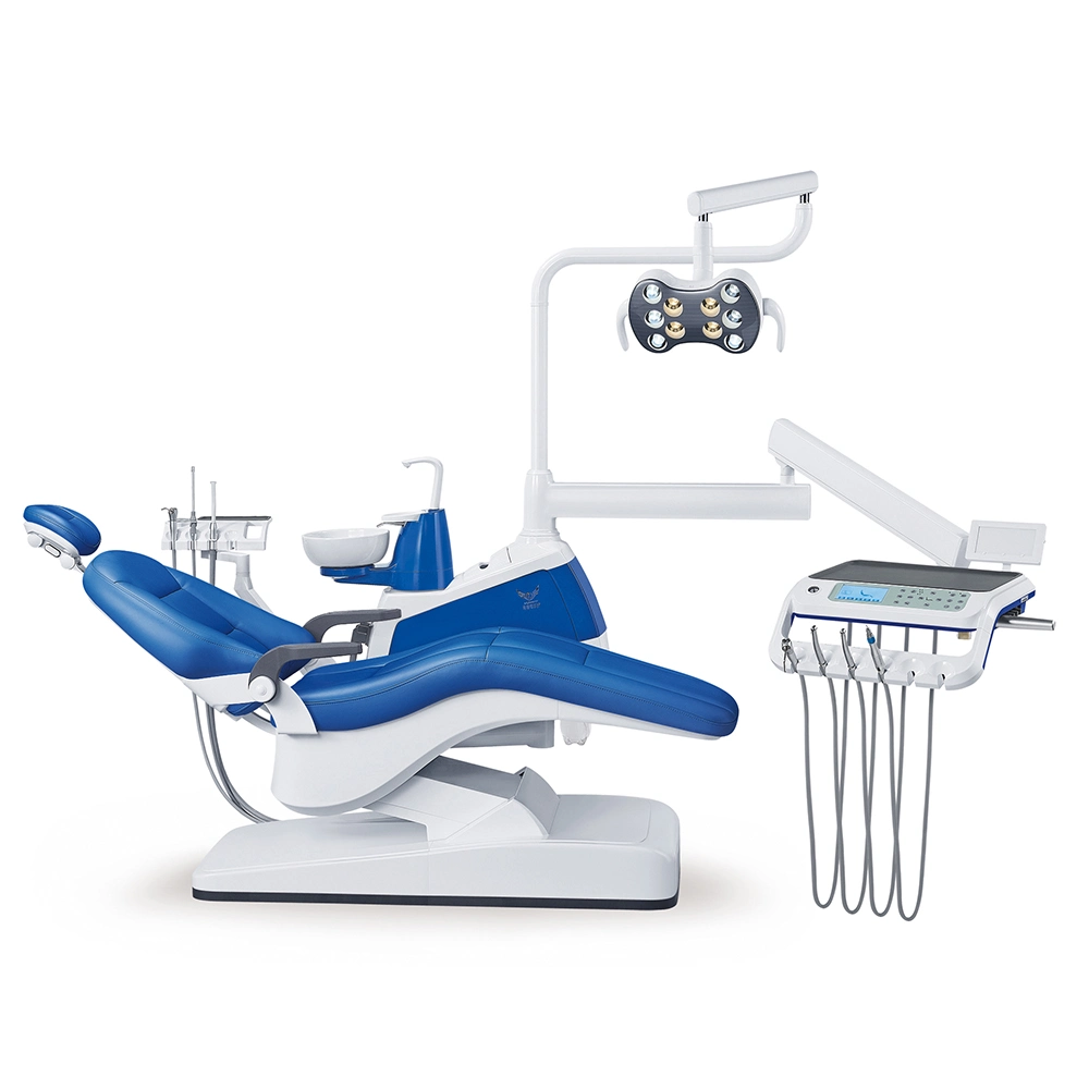 Cadeira dentária castanha aprovada pela ISO, cadeira de higiene dentária/cadeira dentista antiga/dentária Equipamento e suprimentos