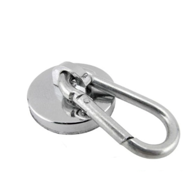 Neodymium Magnet with Removable Carabiner Snap Hook Magnet