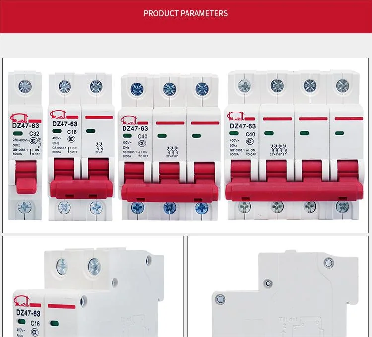 4 Poles 20A AC Electrical Panel Box with Circuit Breaker