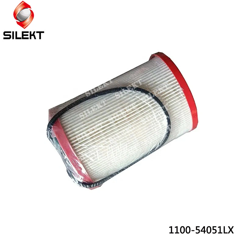 Diesel Filter 1100-54051lx Truck Spare Parts Oil Water Separator Paper Core for Hongyan for Iveco