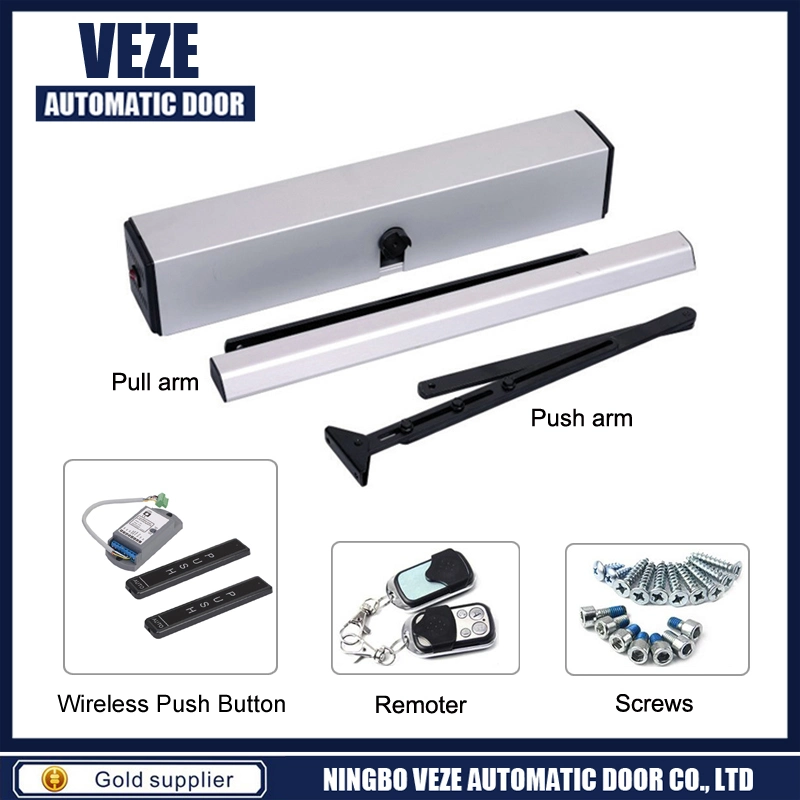 Aluminium Double Swing Automatic Door Operator with 50W/100W Motor