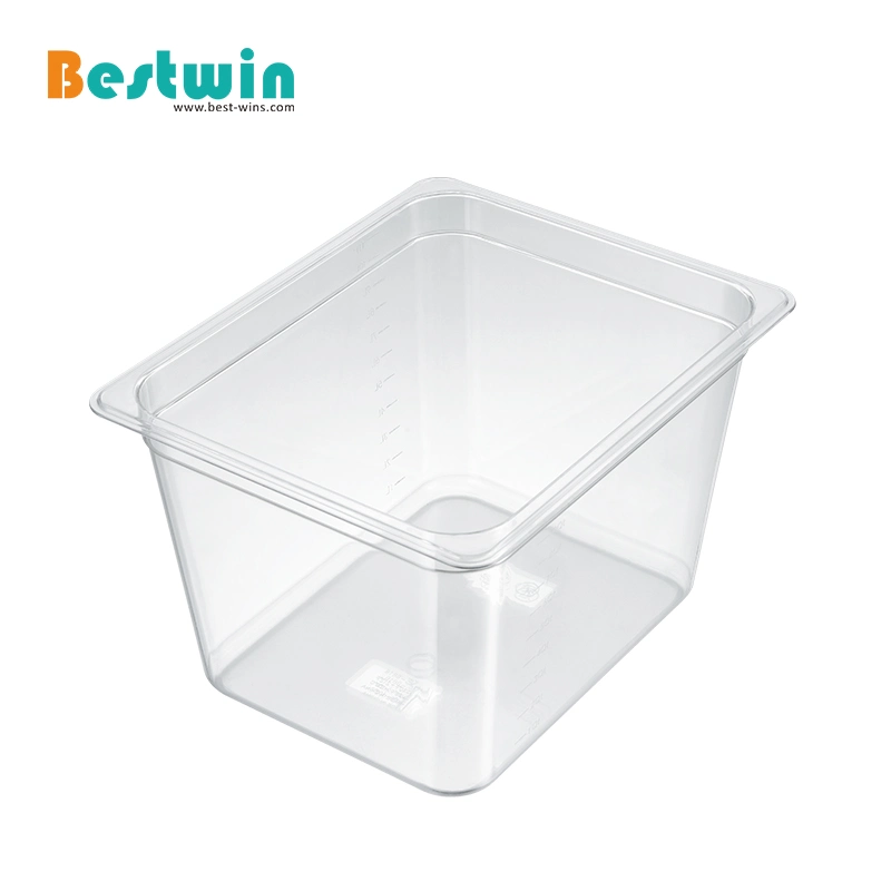 Gn 1/2 Size Transparent Plastic Polycarbonte PC Food Container