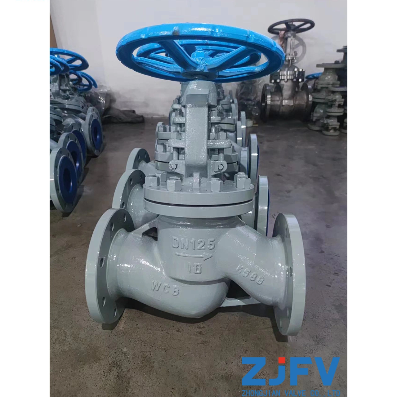 Pn10 DN125 Low Pressure Carbon Steel Gate Valve