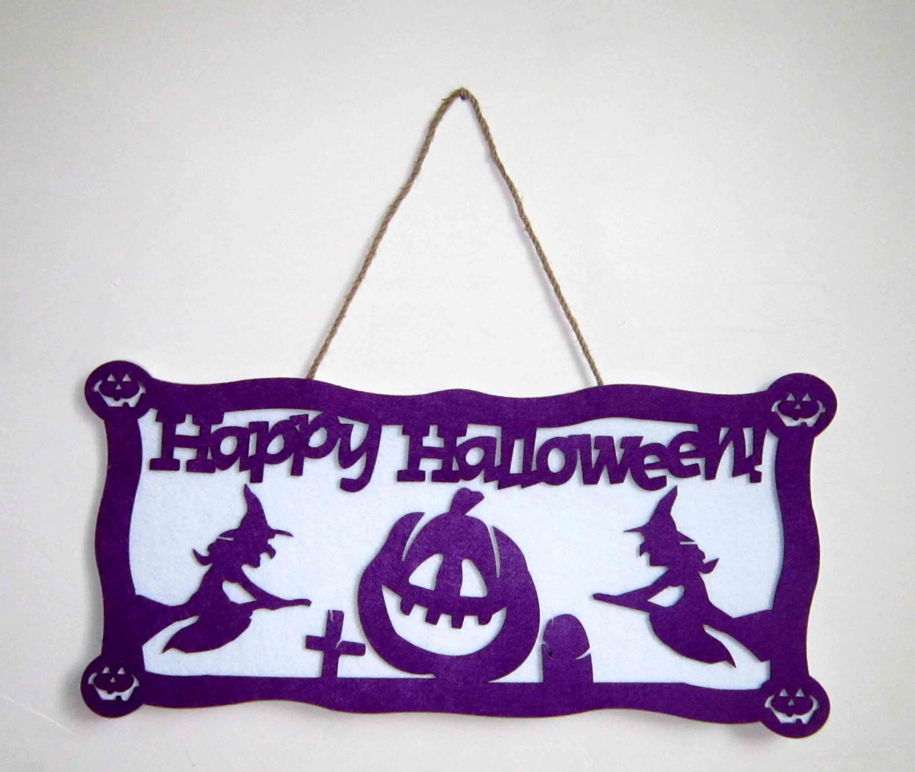 Happy Halloween Door Hanger Non-Woven Party Supplies