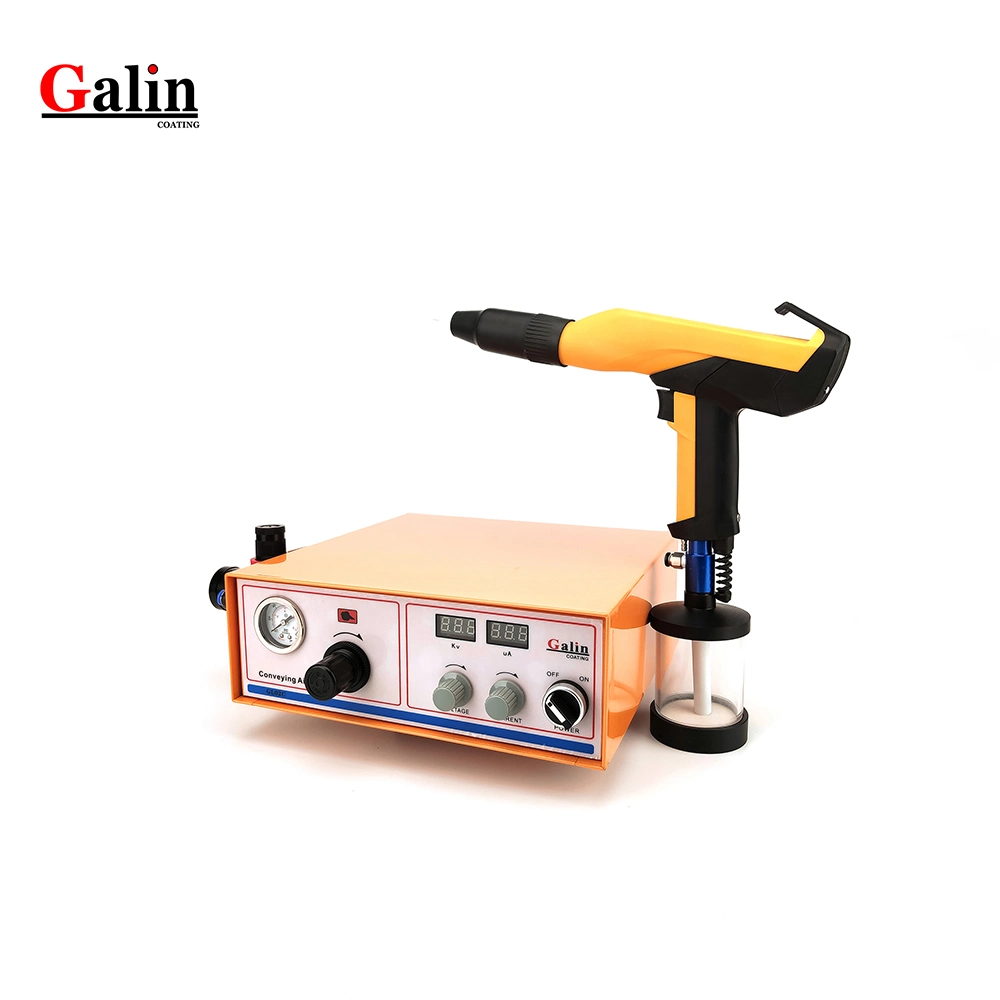 Powder Cup Small Portable Test Electrostatic Powder Coating Machine for Metal Finish (Galin-02C)