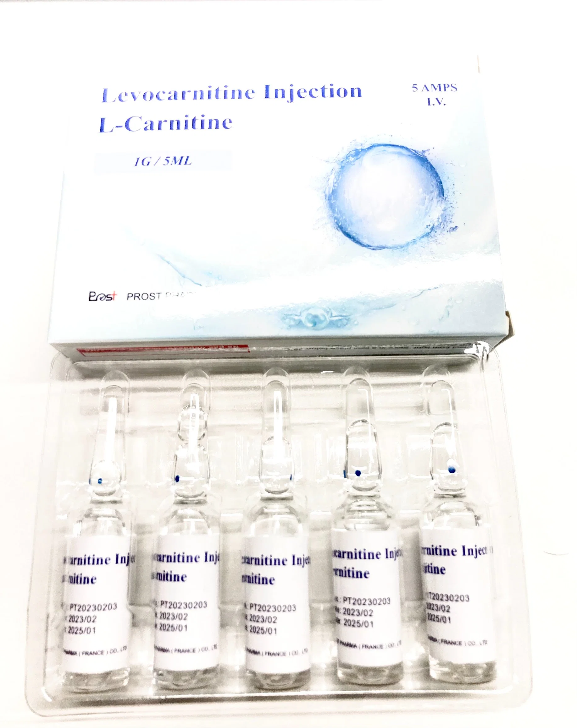 Inyección de adelgazamiento L-Carnitina levocarnitina para bajar de peso