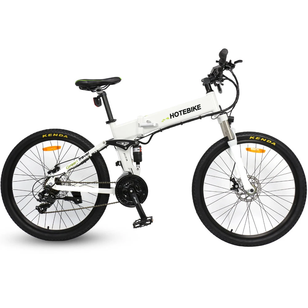 Zhuhai China 26&quot; Shuangye or Hotebike OEM Folding Bicycle Mountain Electric Bike