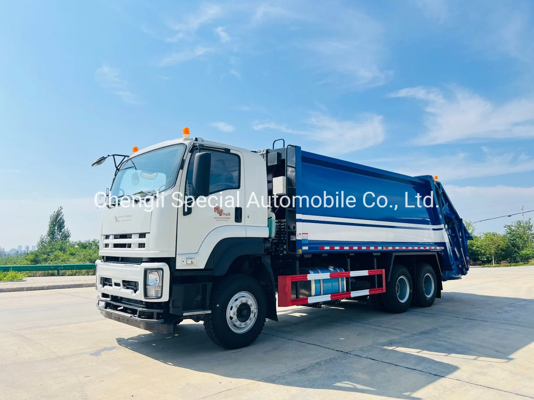 Exported 6X4 LHD 22cbm 25cbm Compressed Garbage Compactor Waste Disposal Truck