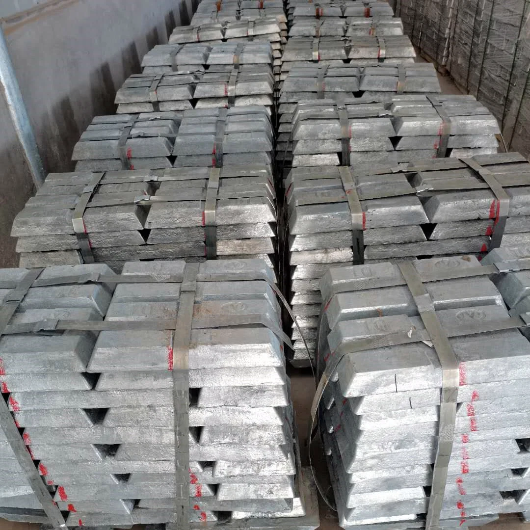 Zinc Zamak Ingot / 99.99% zinc Ingot Zamak de Chine