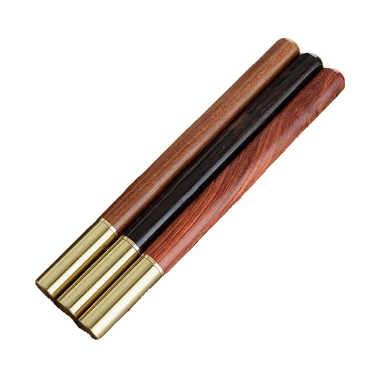 Sandalwood Business Gel Pen Advertising Gift Printing Logo Solid Wood Signing Pen Customized