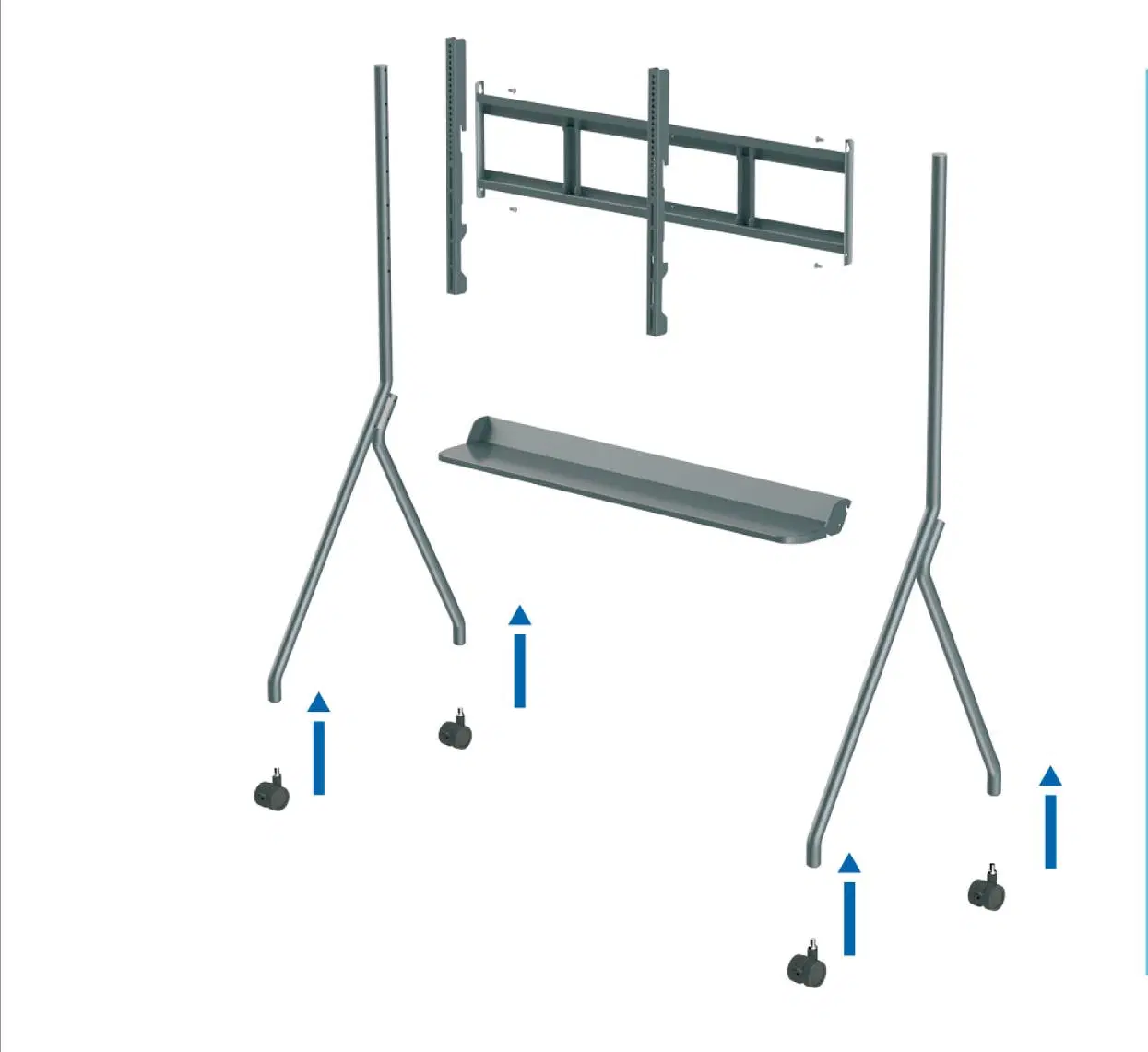 Mobile Stand Trolley Apply for Teaching Digital Smart Board