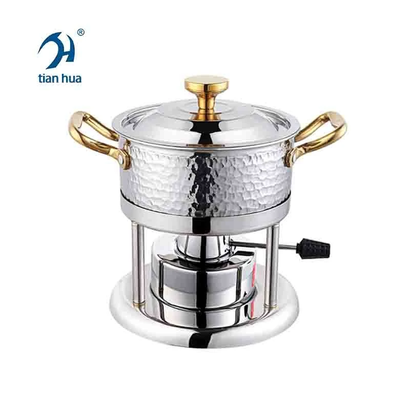 Stainless Steel Inflatable Gas Stove Outdoor Small Hot Pot Kitchen Appliance