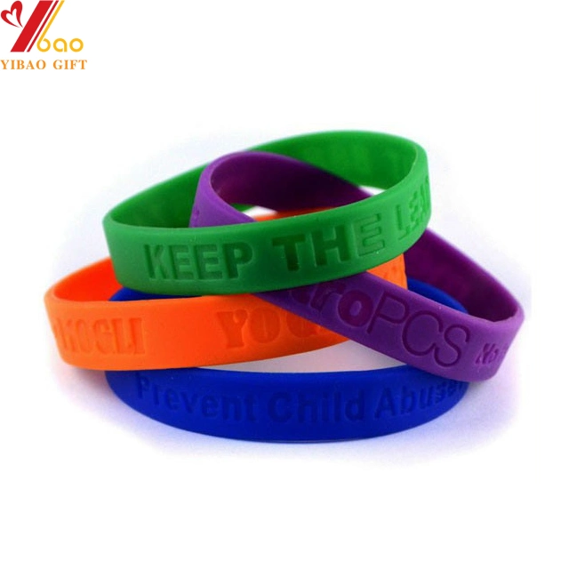 Custom Silicon Wristband Bracelet for Promotion Gifts Cheap Custom Wristbands No Minimum Cham Bracelet Women