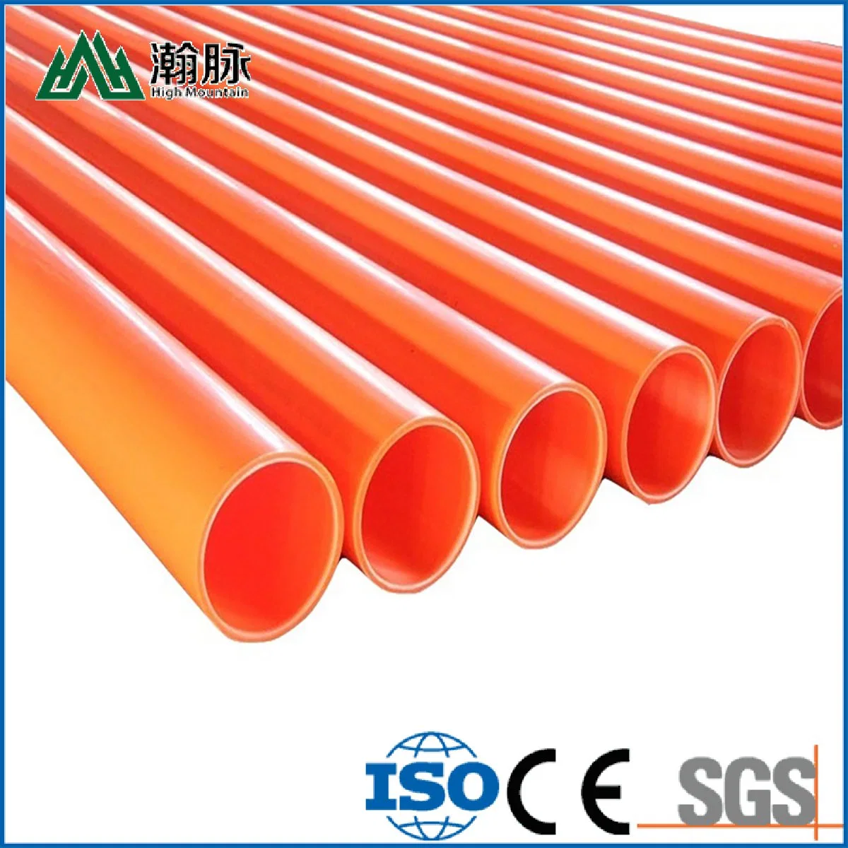 High Density Polyethylene Poly Pipe 2"Inch High Alumina Ceramic Mpp Electrical Protection Pipe