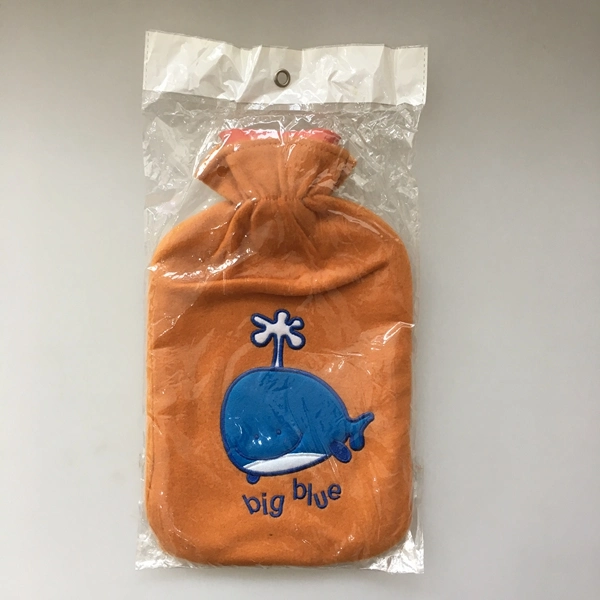 Big Blue Whale Fleece Cover for 2L Hot Water Bottle