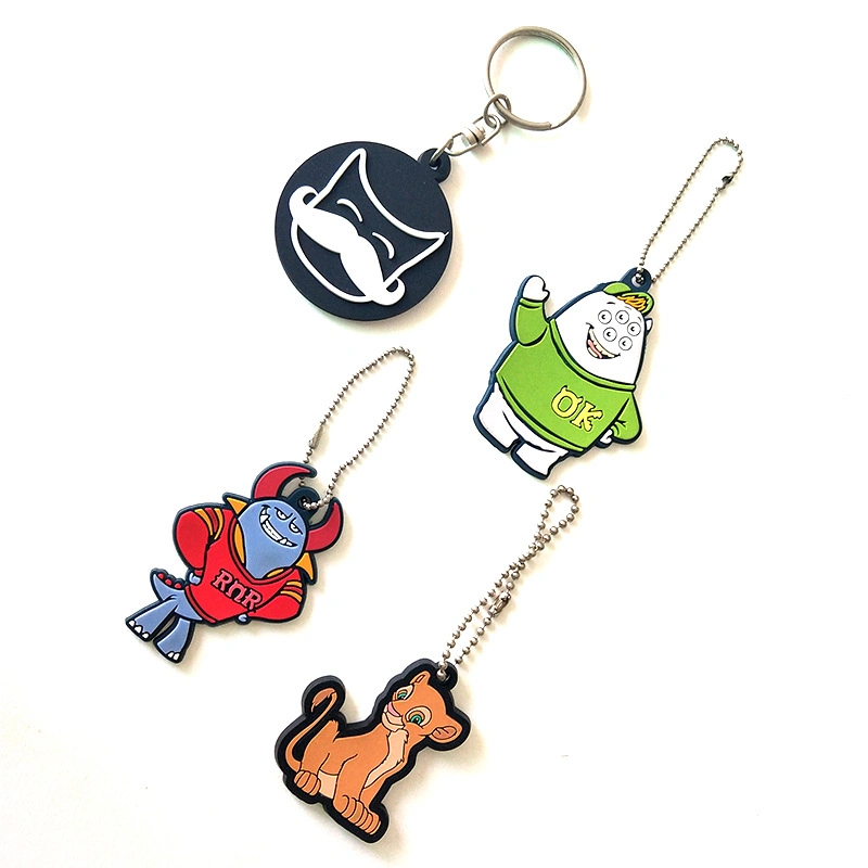 Wholesale/Supplier Custom Cheap Free Samples PVC/Rubber Keychain for Sales