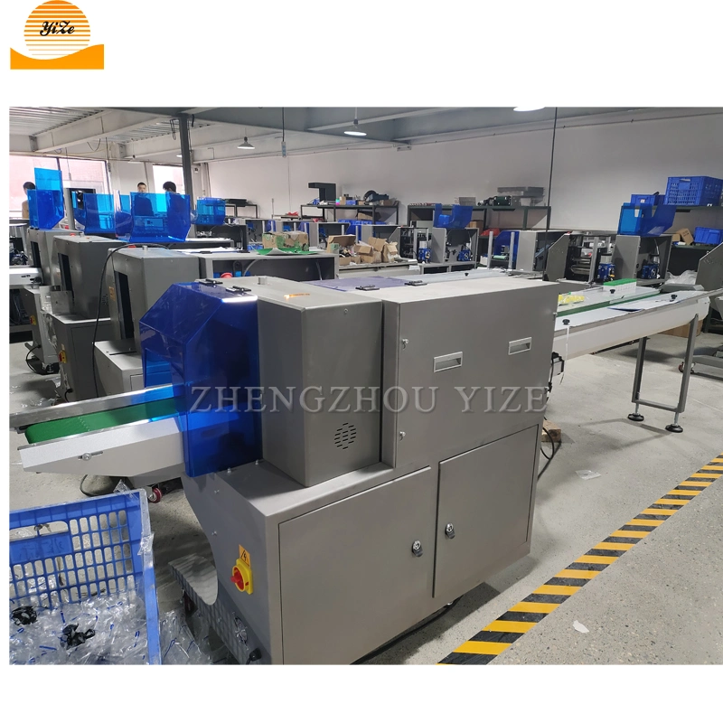 Bakery Croissant Bread Vegetables Lollipop Packaging Machine Hardware Sandwich Chocolate Flow Pillow Type Packing Machine