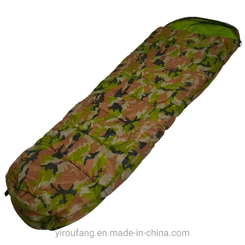 Custom Logo 210t Extra Large Warm Weather Camping Sustainable Troops Style Outdoors Camouflage Sleeping Bag Tstate Reserve