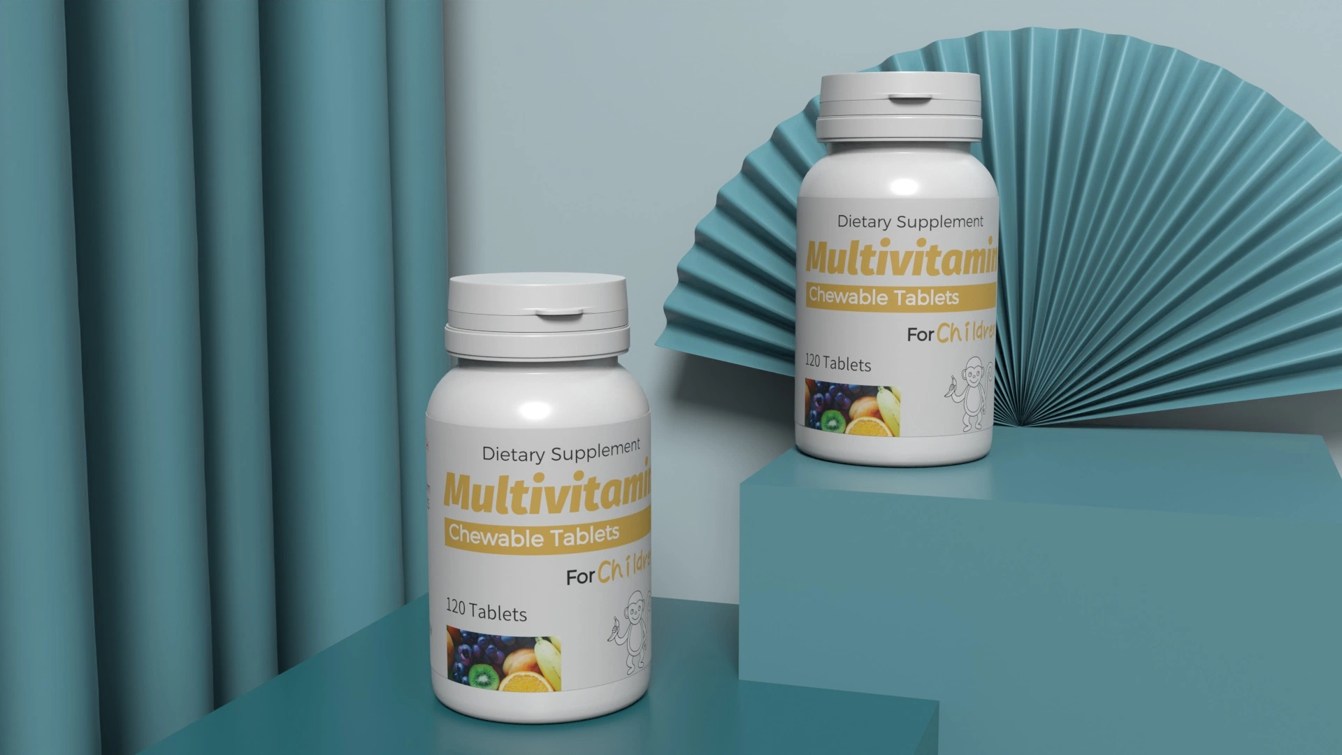 Healthcare Supplement Multivitamin Kautabletten für Kinder Western Chemical Drugs