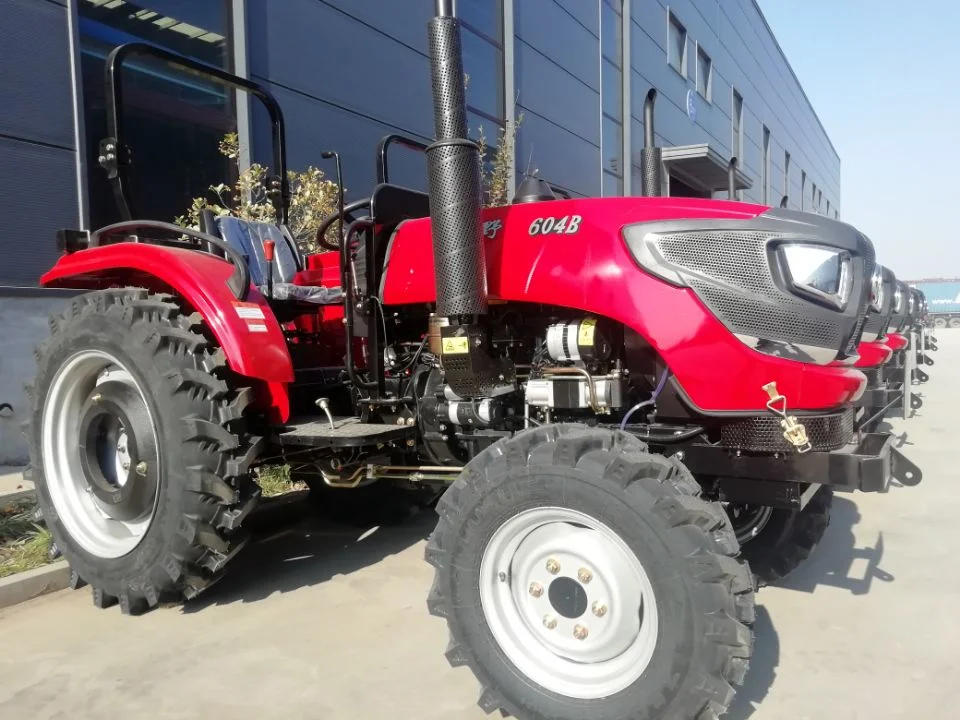 55HP 60HP 70HP 80HP 90HP tracteur agricole de l'Agriculture à roues avec la CE A/C de la cabine