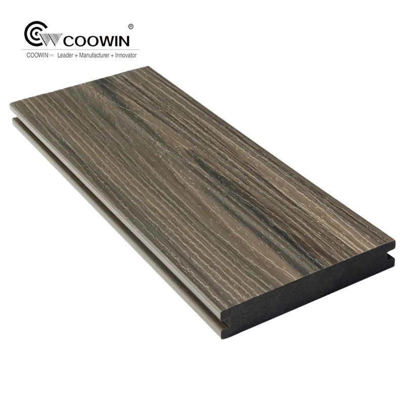 Eco Outdoor Decking HDPE Recycled Material Deck Patio Poly Plastic Wood Grain Decking Planks