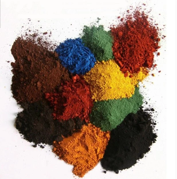 Iron Oxide Pigment Fe2o3/Black Red Blue Yellow Color/Construction Grade