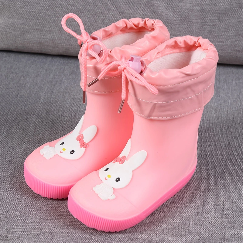 Hot Sale niños Cute Dinosaur Cartoon Botas de lluvia Nuevo diseño Zapatos impermeables de moda para niños