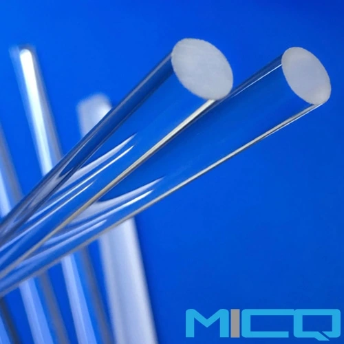 High Purity Silica Fused Quartz Glass Rod Transparent with High Temperature Resistant