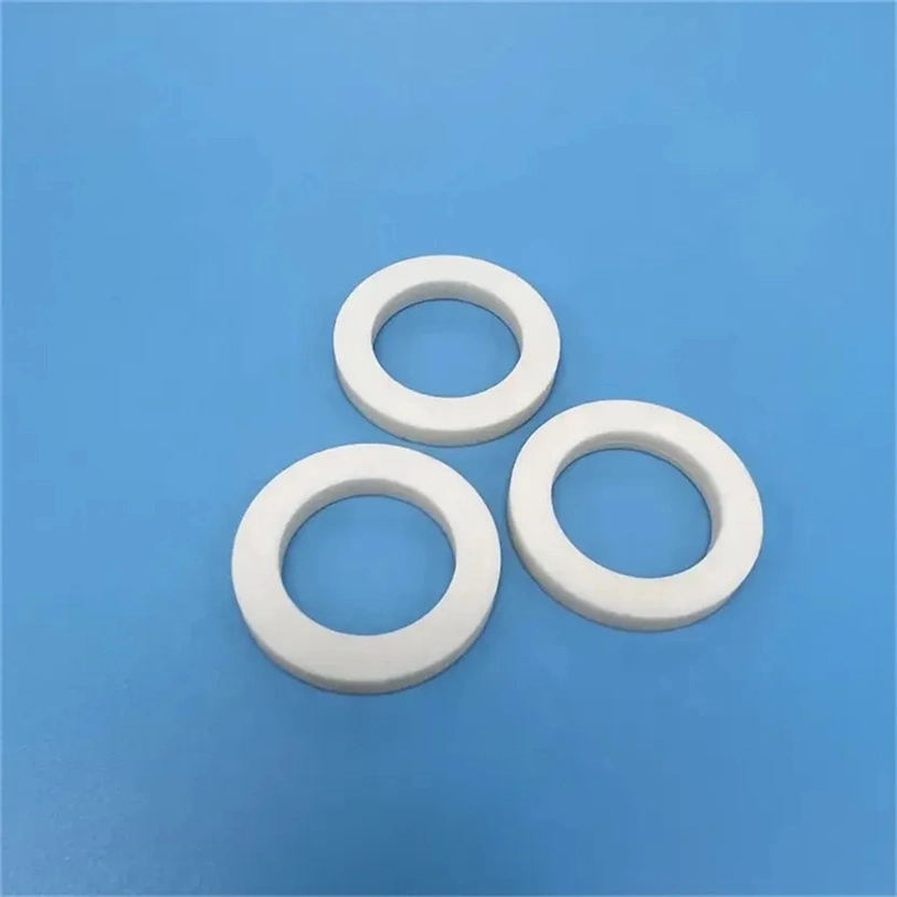 Wear Resistance Aluminum Oxide Ceramic Gasket Ring High Purity 99% Alumina Washer for Water Pump