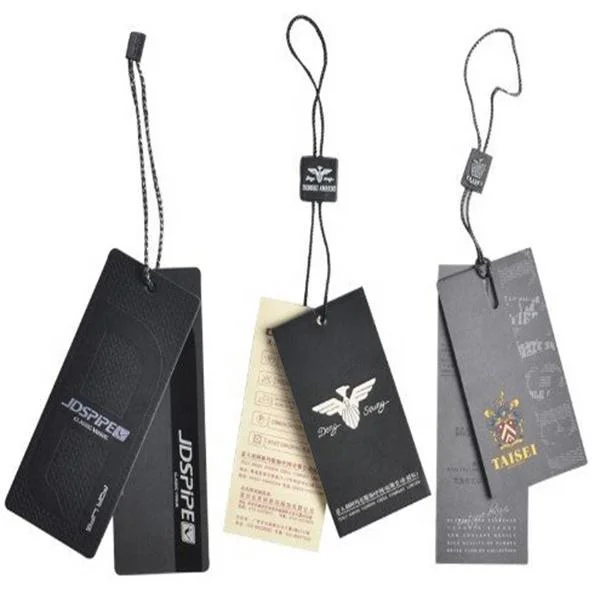 Manufacture Custom Waterproof Clothing Garment Hang Paper Handbag Gift Tag