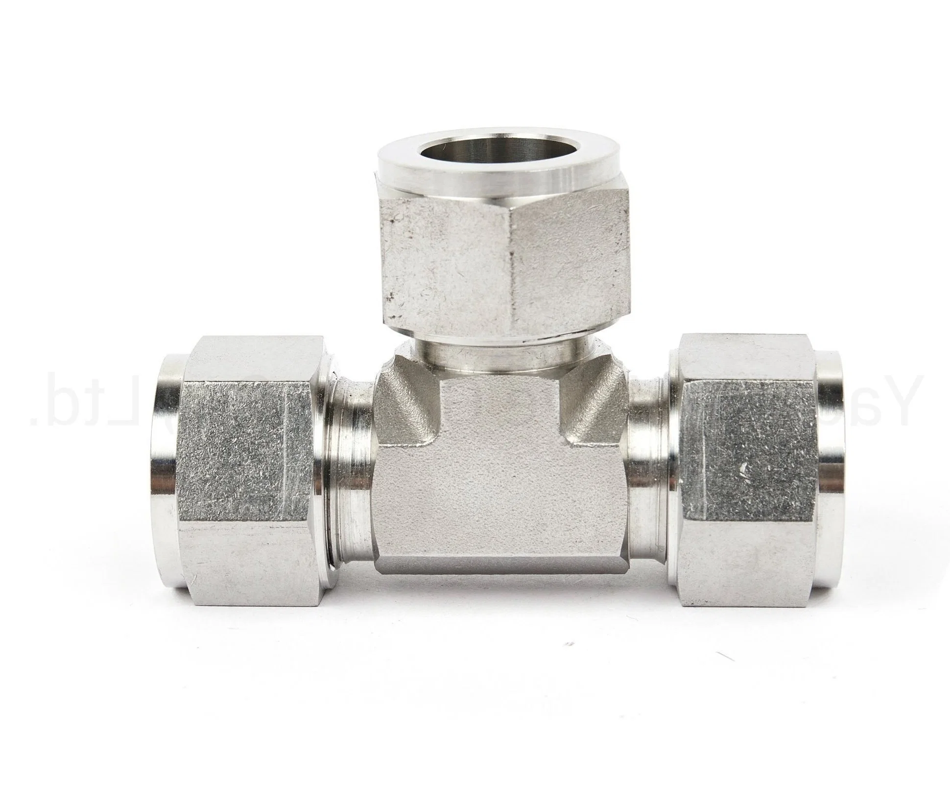 Equal Union Tee Double Ferrule Compression Tube Fitting Thread Union Tee