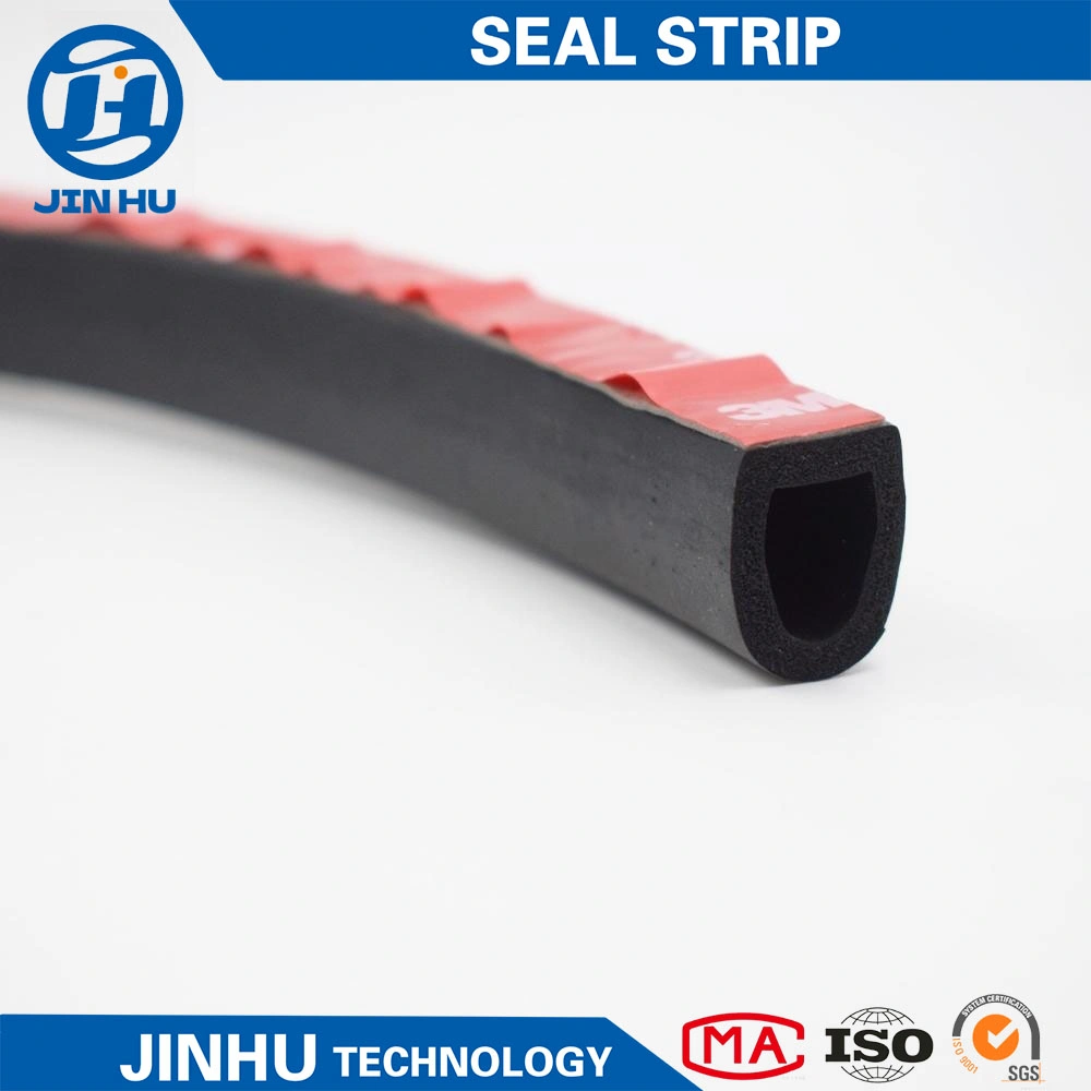 Chinese Suppliers Wholesale/Supplier of Factory Soundproof EPDM Rubber Sealing Strip D Type Weather Strip for Door