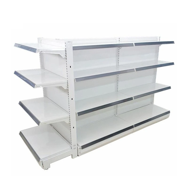 Double Sided Display Gondola Supermarket Shelf