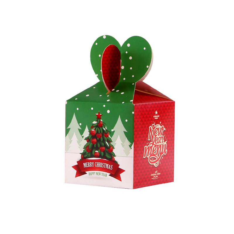 Printing Service Christmas Custom Paper Gift Box with Sustainable Material