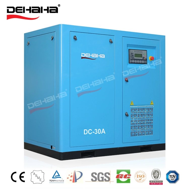 22kw 30HP 3.2~3.7m3/Min Industrial Electric Stationary Direct Driven Oil Injected Screw Air Compressor
