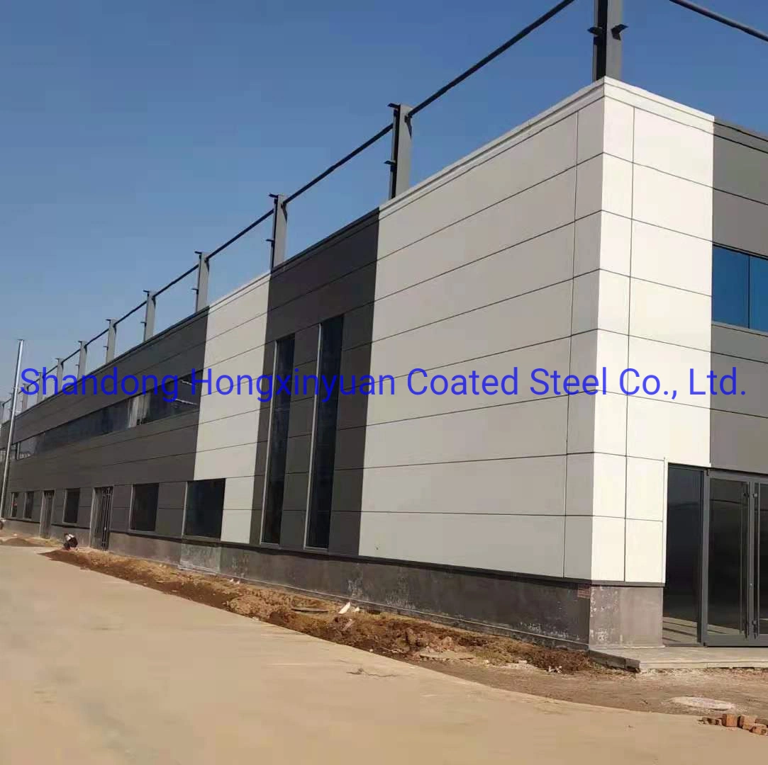 Modern Prefabricated Modular Houses PU/PIR Composite Sandwich Wall Panel