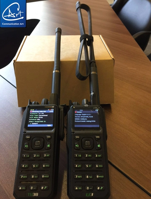 30-88MHz bande VHF basse DMR &amp; Esercito transceiver radio analogique ordinateur de poche pour Esercito Soldato