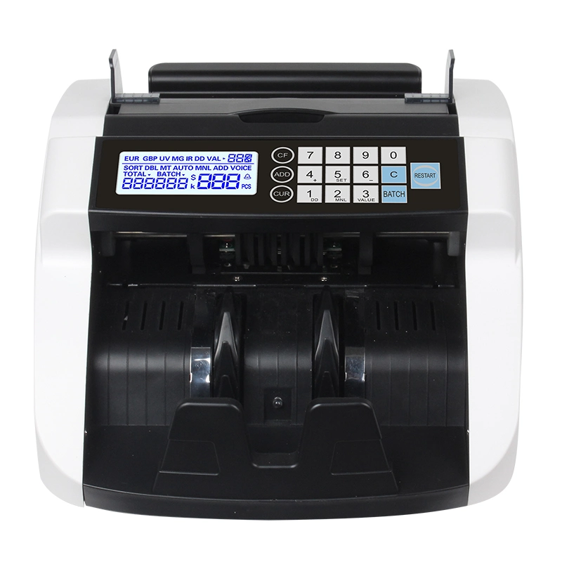 Al-800 Counterfeit Fake Money Currency Note Bill Cash Banknote Counter Detector Counting Machine