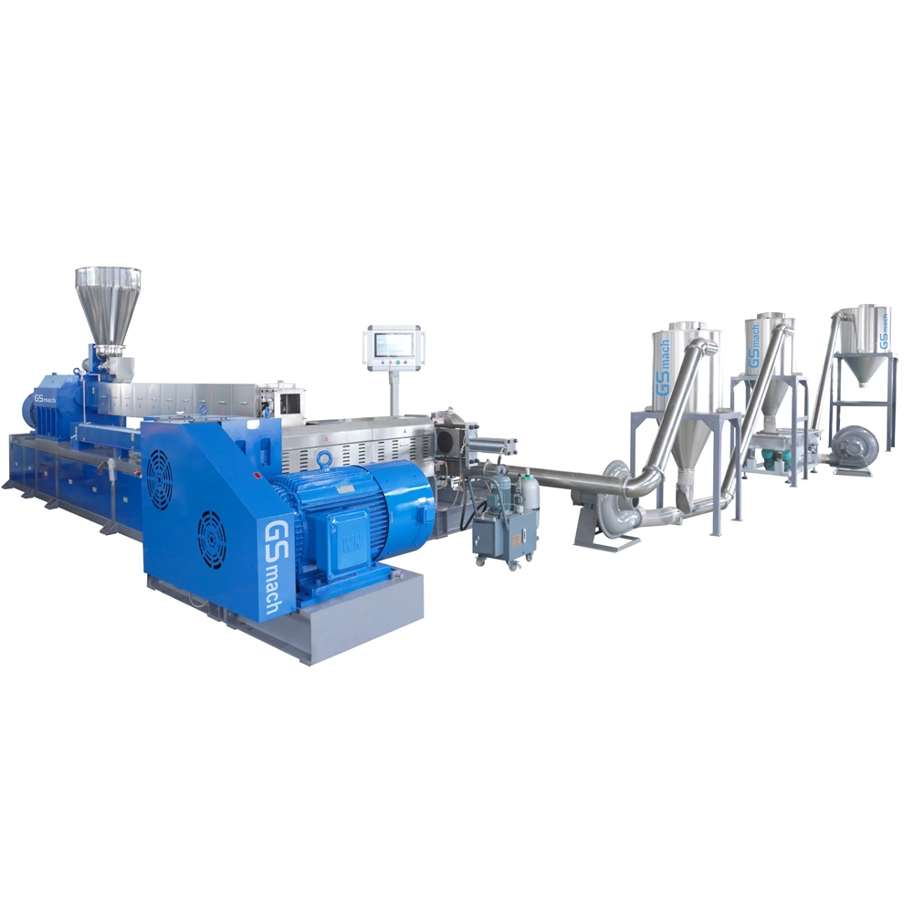 Twin Screw Hffr Cable Compounding Extruder Machine Plastic Masterbatch Making Machine