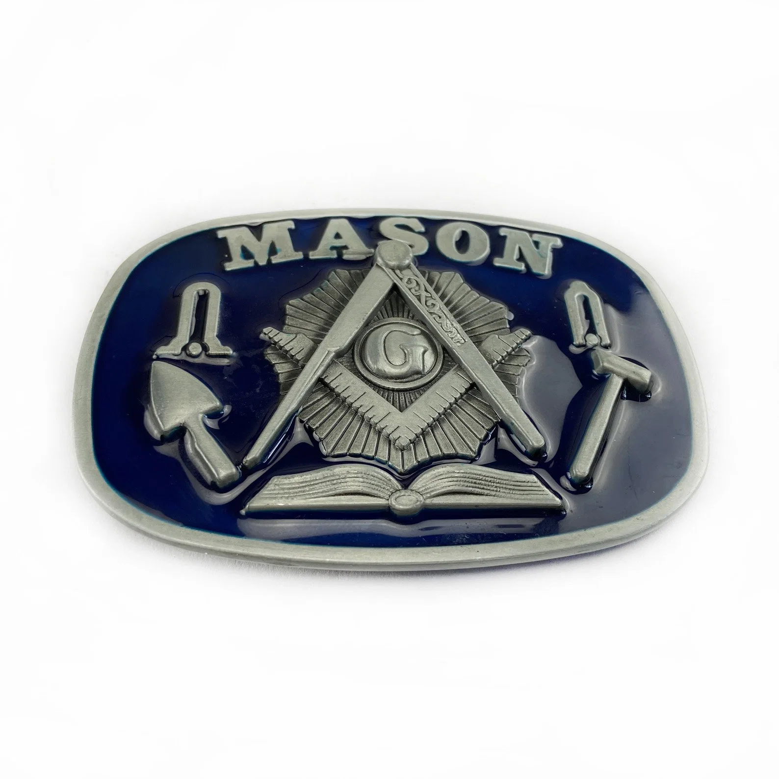 Moda Metal liga de zinco Vintage Belt Buckle Masonic Freemason Custom Fivela do cinto