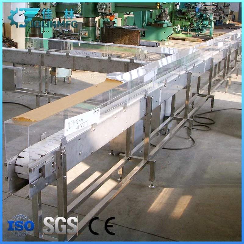 Transportation Equipment Manufacturer Chain Plate Conveyor for Packing Line