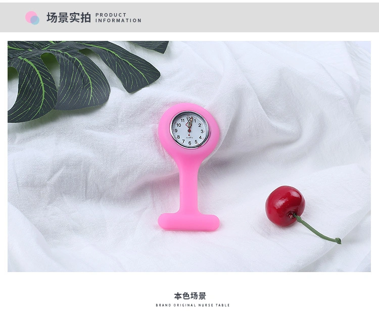 Hot Sale Good Quality Silicone Clip Nurse Watch